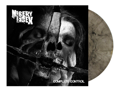 Misery Index - Complete Control. Ltd Ed. Clear/Black Marbled LP. Only 500 worldwide!